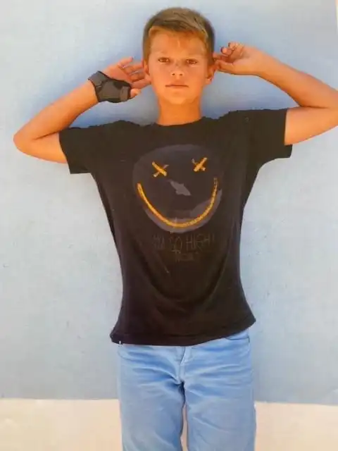 Oscar Langley enfant